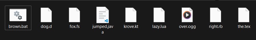 Windows file icons